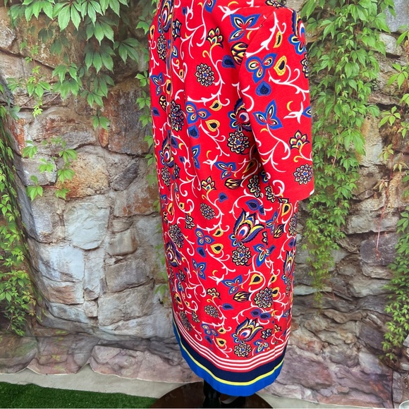 DRAPER JAMES Oak Hill Vines Hillsboro Floral Paisley Shift Dress, M - Picture 11 of 15